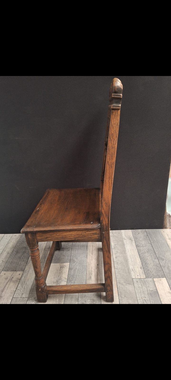 Antique Carved Oak Chairs X4   Jacobean Revival Style photo Furniture