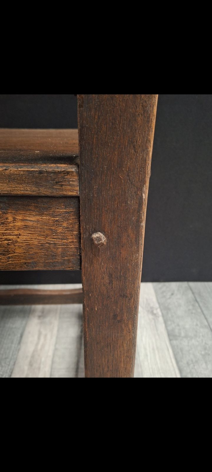 photo for sale Antique Carved Oak Chairs X4   Jacobean Revival Style