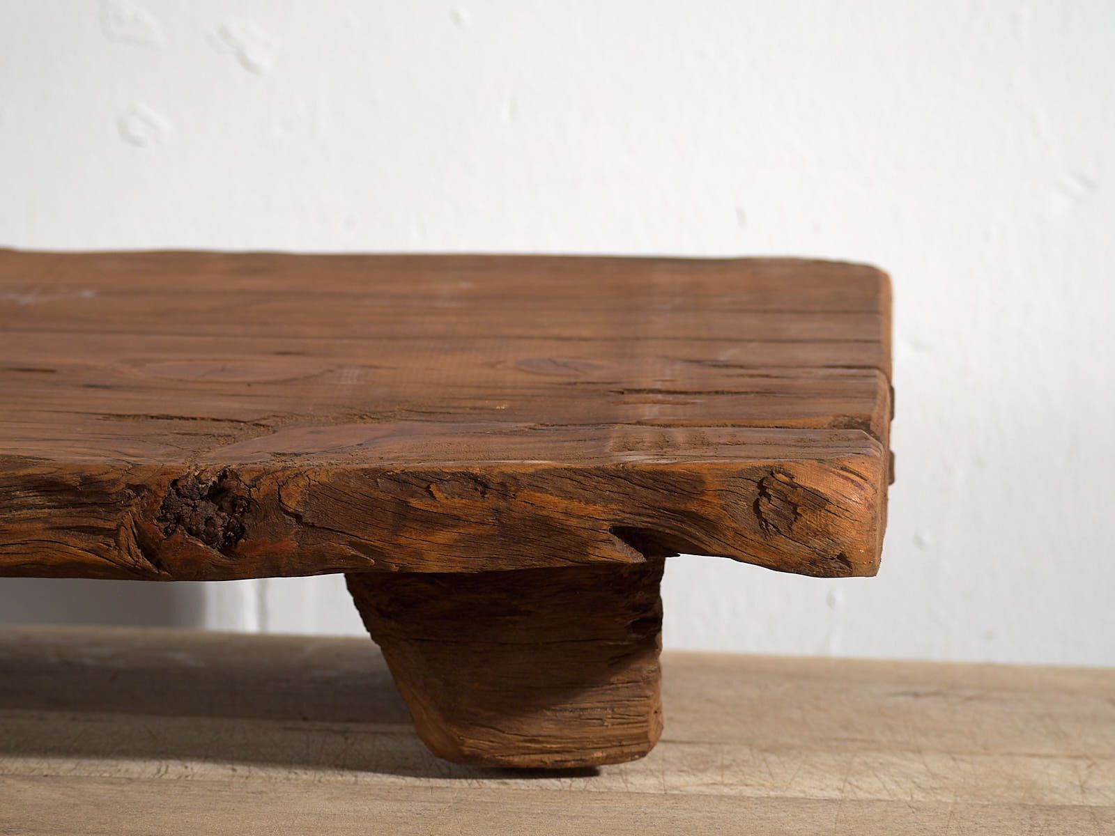 Antique Solid Wood Table (C.1920) #1 photo vintage