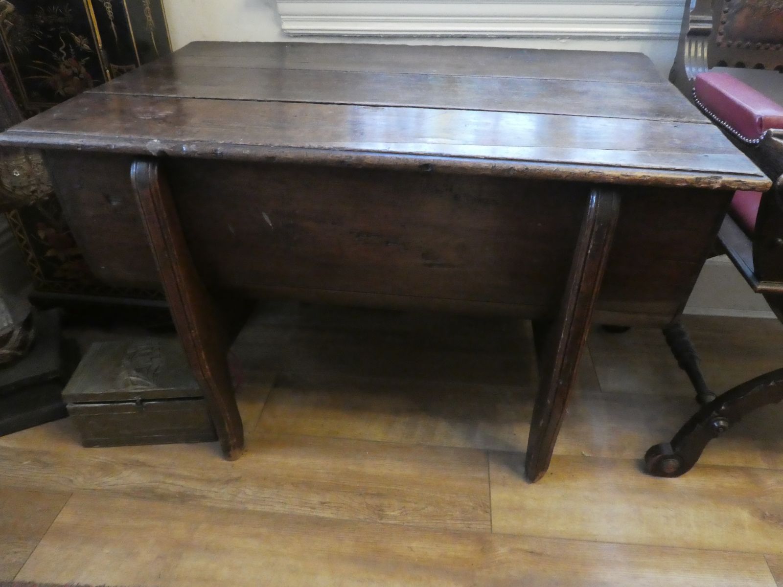 photo for sale Antique French Petrin Kneading Trough Dough Table 19th Century. "Pétrin De Boulanger"