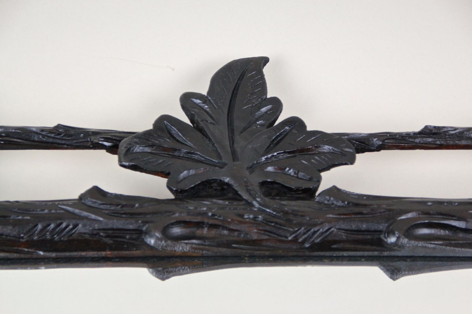 photo buy 19th Century Rustic Black Forest Mirror, Hand Carved, Austria, Circa 1880