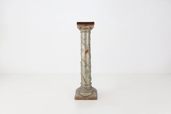 Art Nouveau Console Or Pied De Stall In Glazed Plaster, 1920s photo Furniture