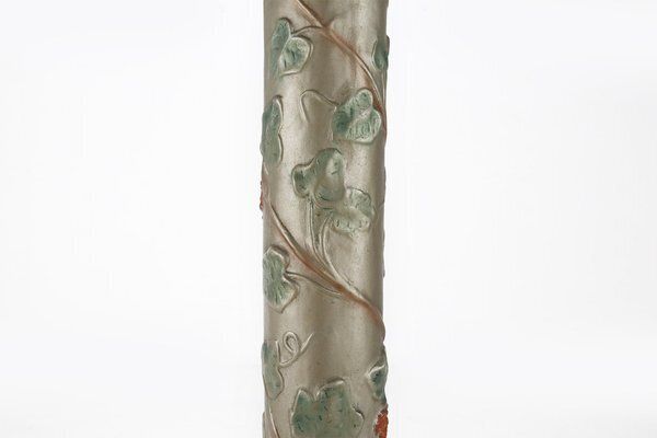 Furniture Art Nouveau Console Or Pied De Stall In Glazed Plaster, 1920s photo