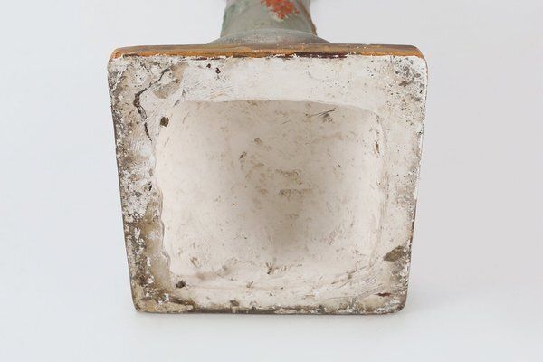 photo vintage Art Nouveau Console Or Pied De Stall In Glazed Plaster, 1920s