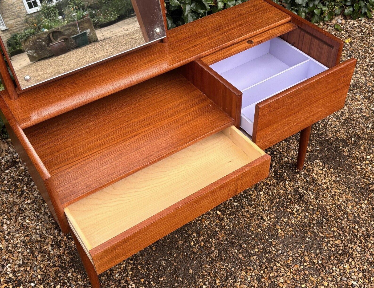 Vintage Melvin Mikkelsen Møbler Dressing Vanity Table photo vintage
