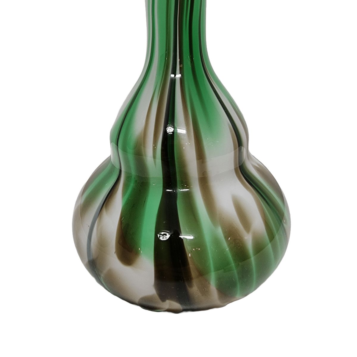 Rare Italian Design Vase Made With Opaline Glass. 1970s photo 85.0