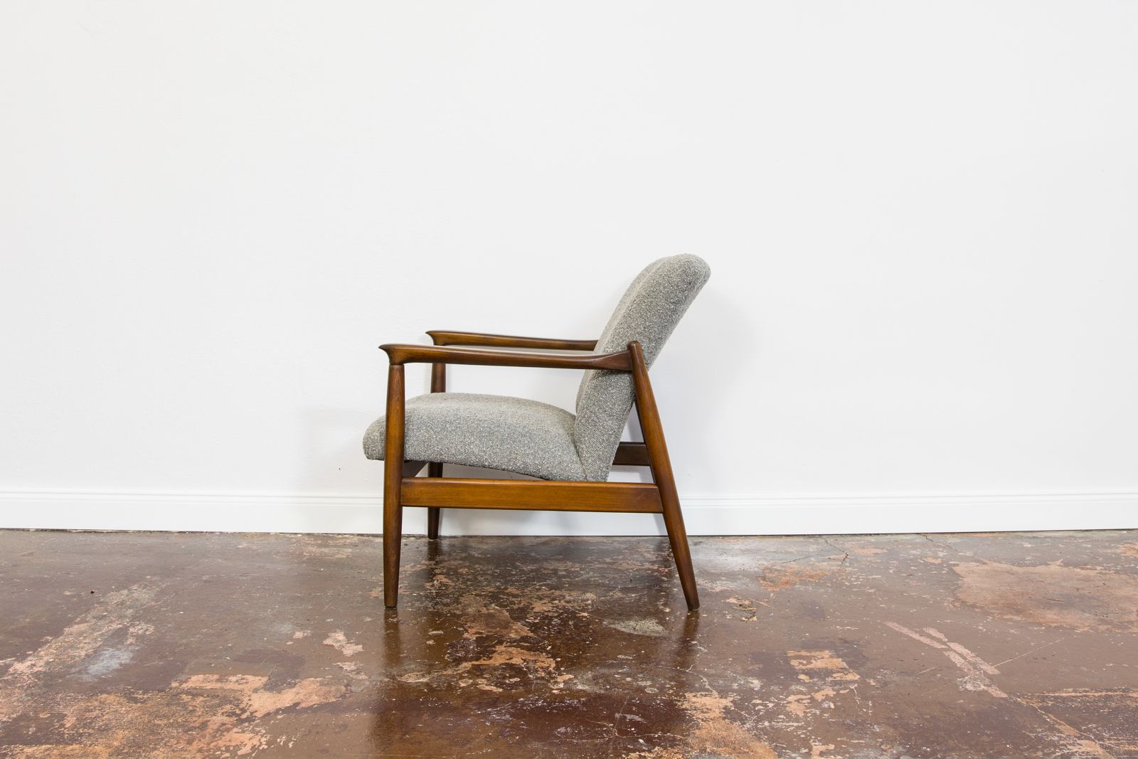 photo for sale Pair Of Mid Century Armchairs, By Edmund Homa, Poland, 1960s