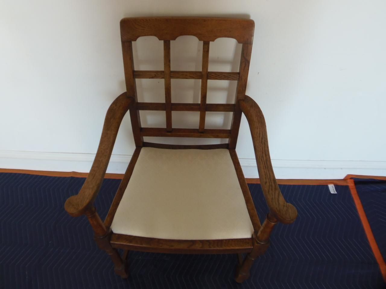 Three Heals Tilden Carver Chairs 1930s, Oak photo for sale
