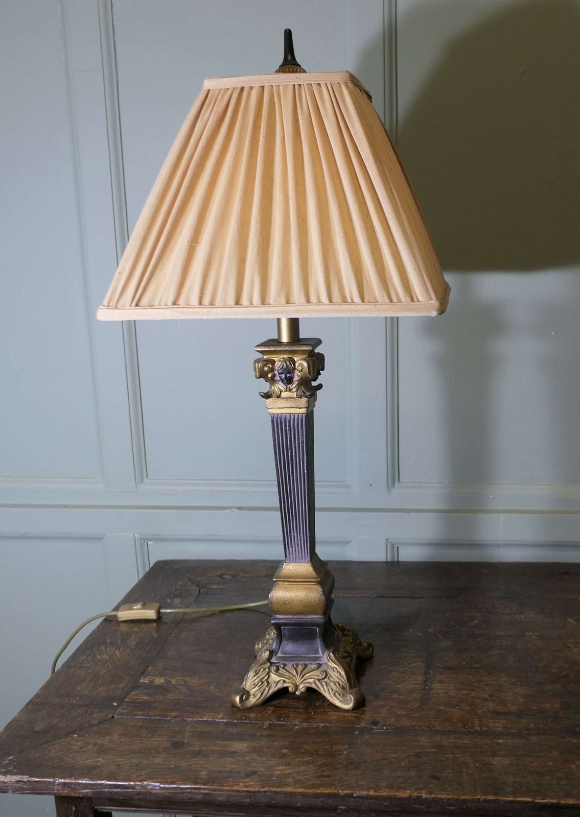 Gothic Style Table Lamp photo vintage