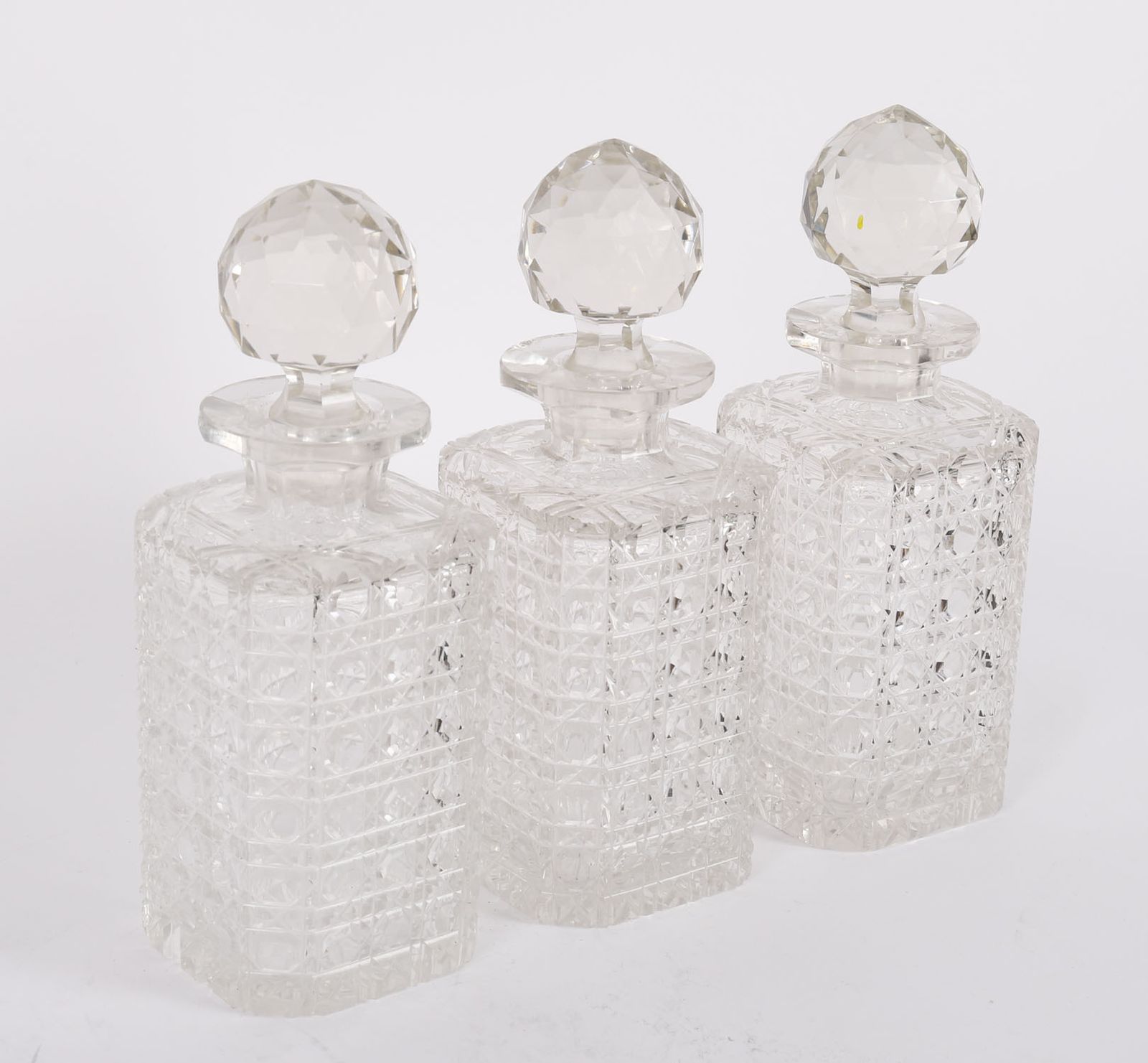 photo for sale Antique 3 Decanter Golden Oak Tantalus Dry Bar Games Compendium 19th C