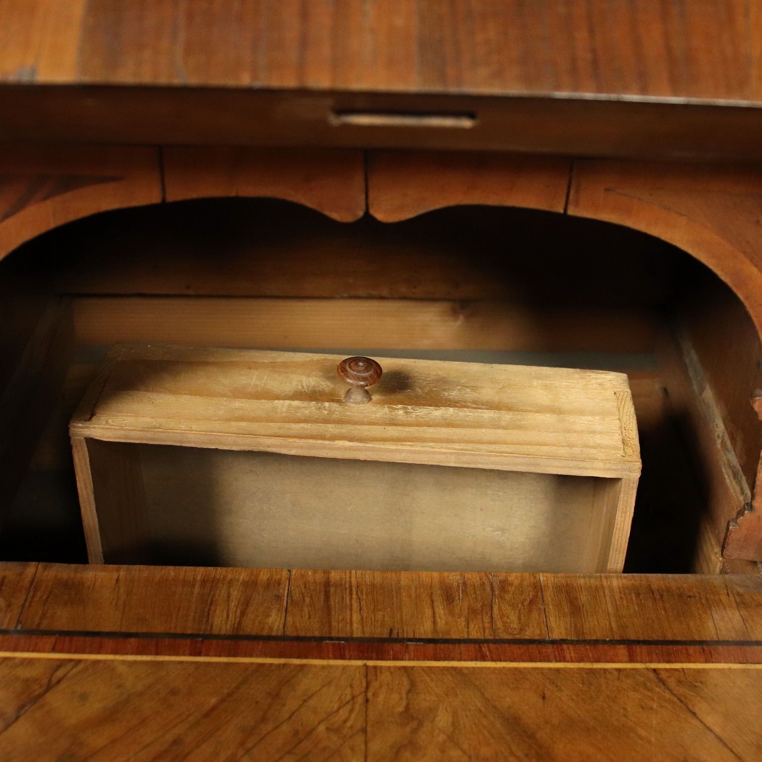 photo for sale Barocchetto Tuscan Drop Leaf Secretaire Italy 18th Century