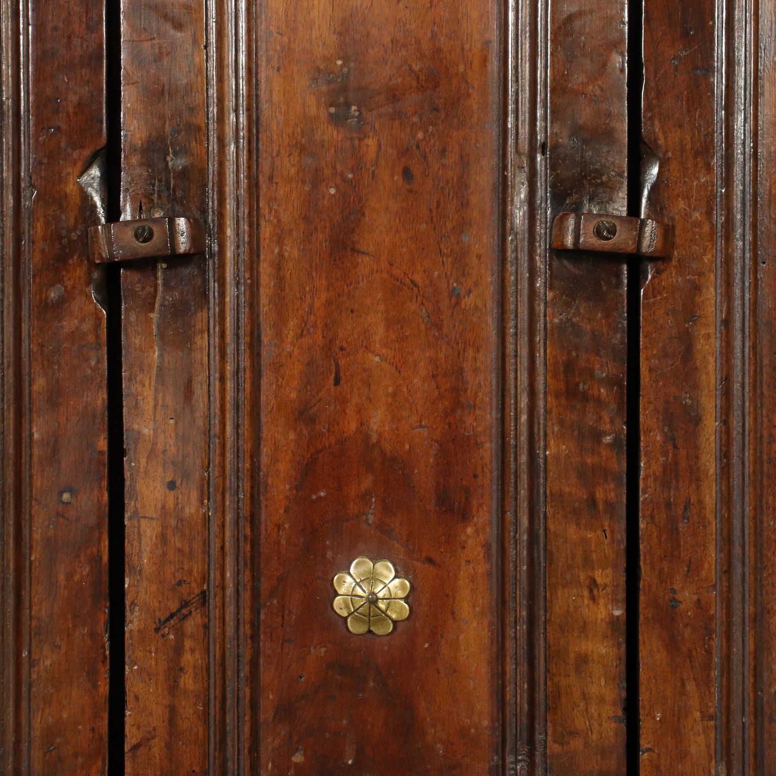 photo furniture Emilian Baroque Cupboard Walnut Poplar Italy 18th Century