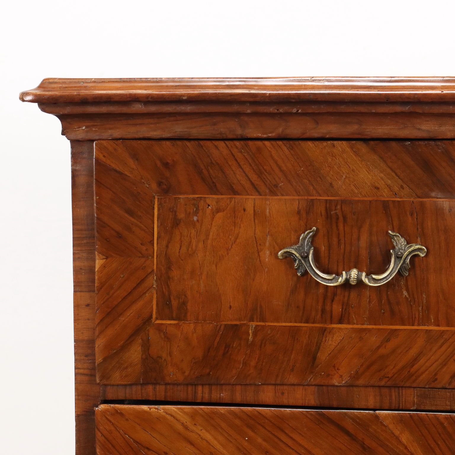 Antique Baroque Chest Of Drawers Walnut Italy XVIII Century photo Furniture