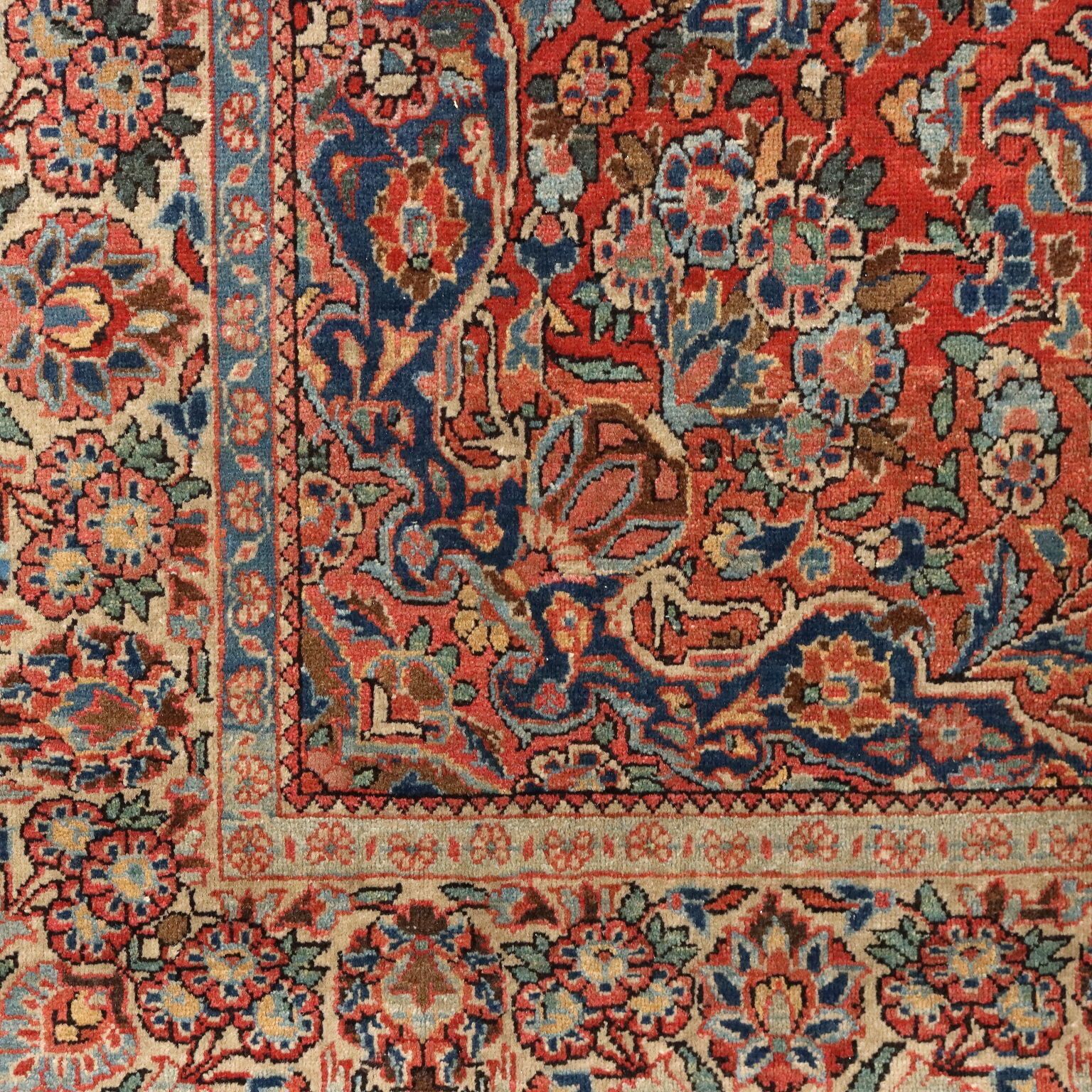 Antique Asian Carpet Cotton Wool Thin Knot 81 X 51 In photo 670.0