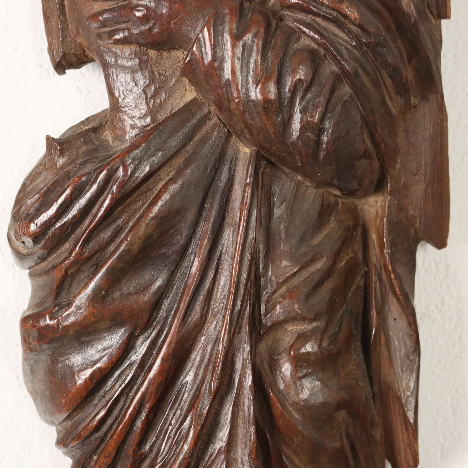 Sculpture Late Mannerism Walnut Italy XVII Century photo vinterior