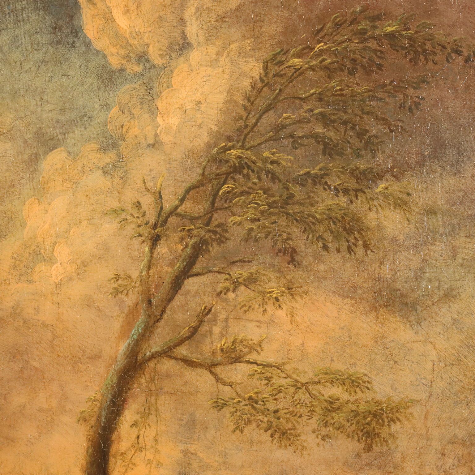 photo for sale Painting Landscape With Figures And Herds Oil On Canvas XVIII Century