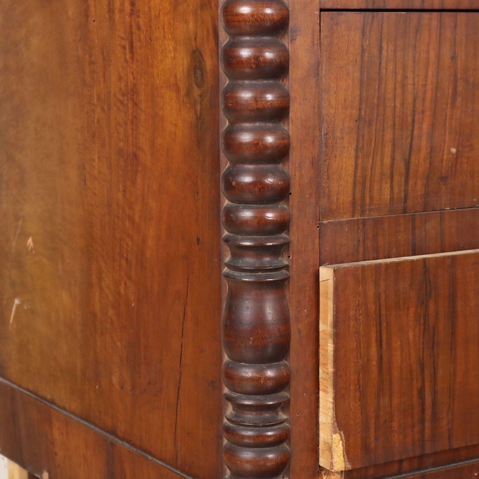 Antique Chest Of Drawers Louis Philippe Walnut XIX Century photo vintage