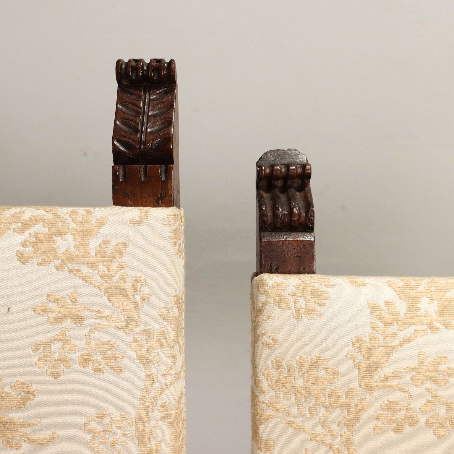 Group Of 3 Antique Armchairs And Chair Walnut Italy Early XIX Century photo vinterior