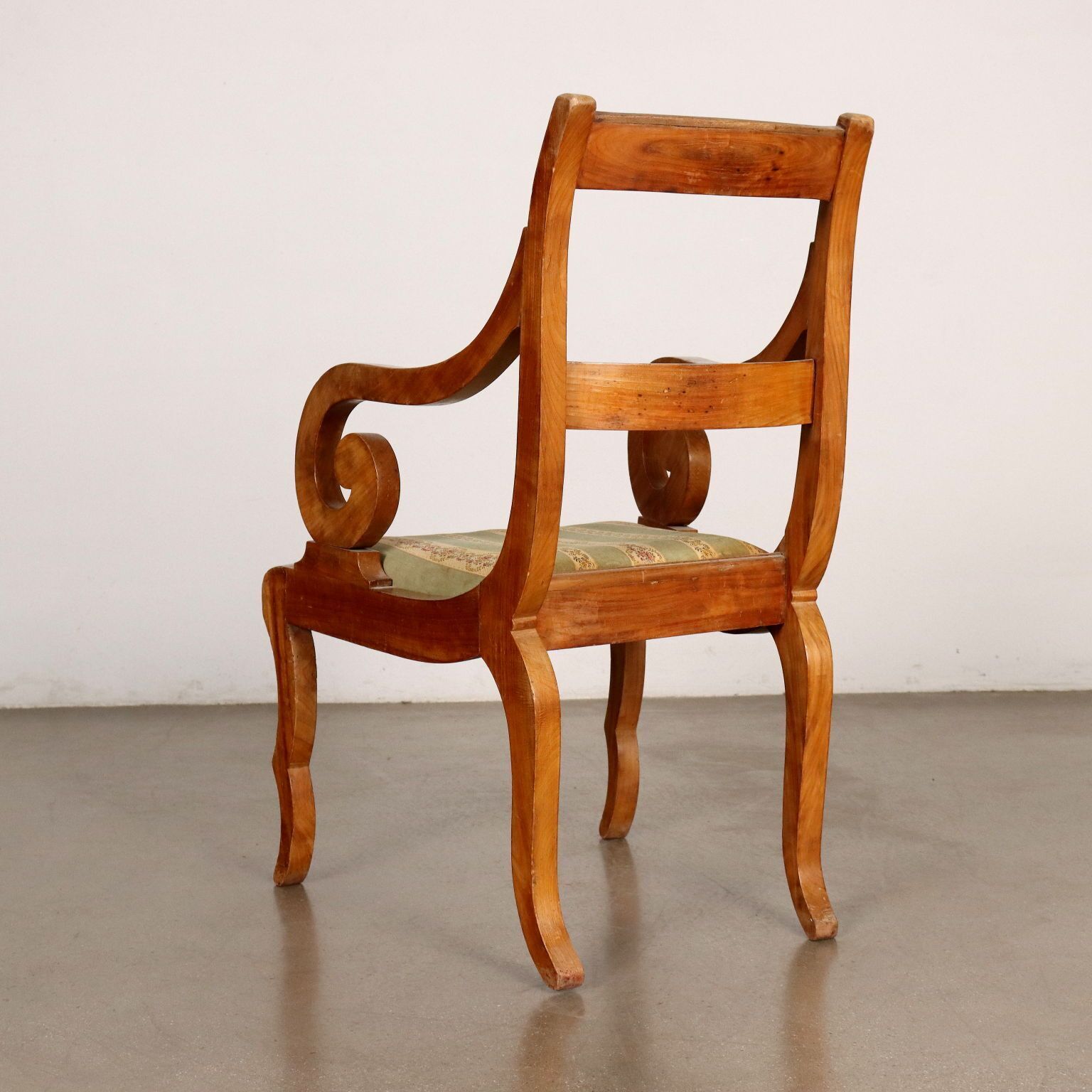 Antique Louis Philippe Armchair Cherrywood Italy XIX Century photo buy