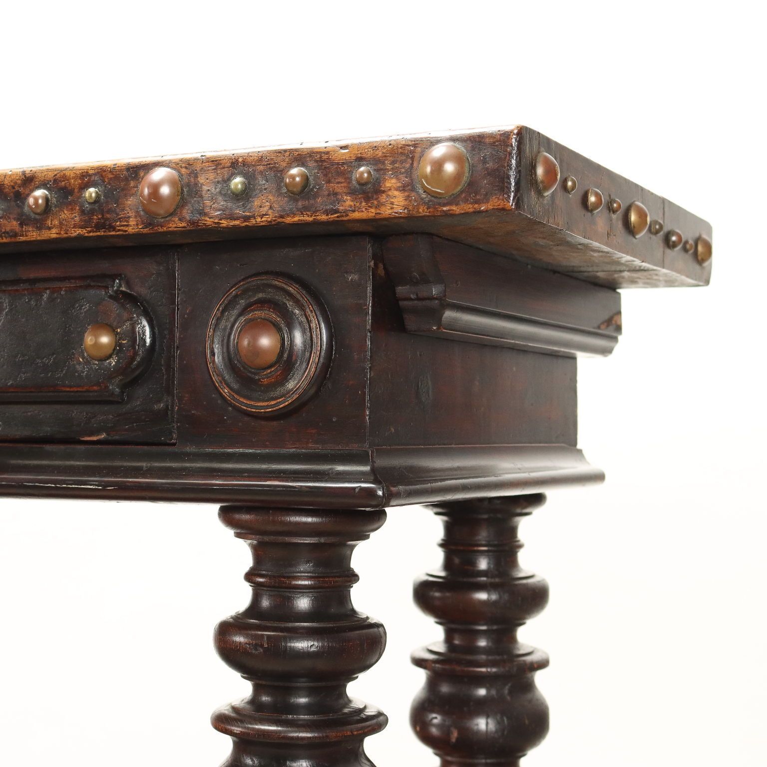 Antique Cupboard With Upper Part Baroque Style Wood '900 photo Furniture