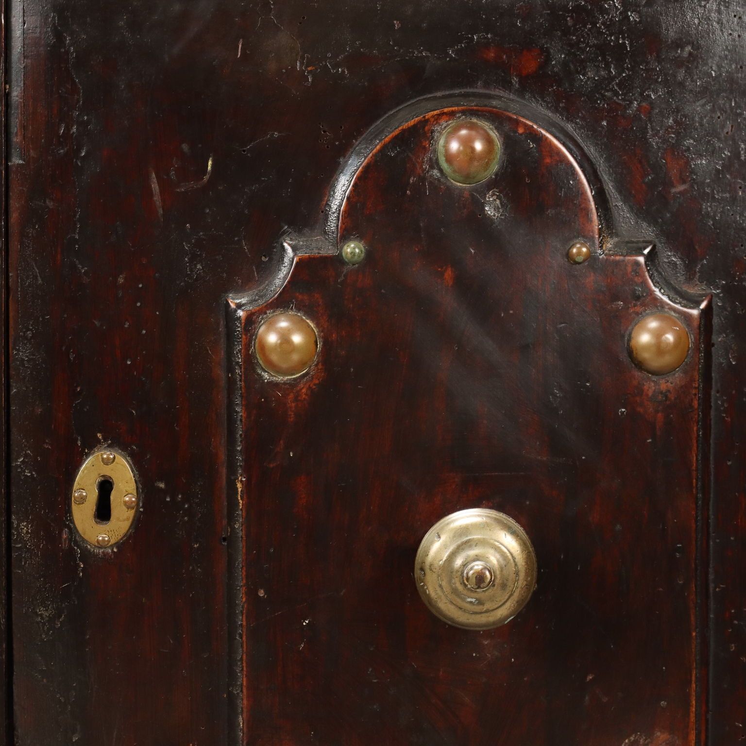 Antique Cupboard With Upper Part Baroque Style Wood '900 photo buy