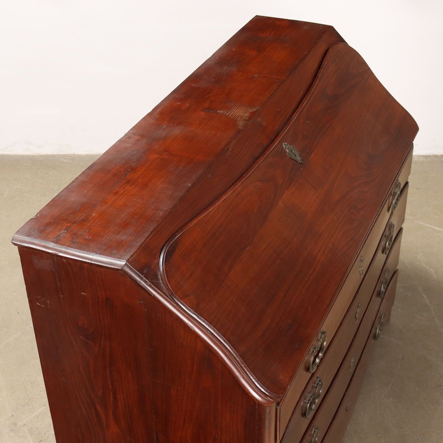photo buy Antique Piedmontese Flap Cabinet Chestnut Poplar Italy XVIII Century