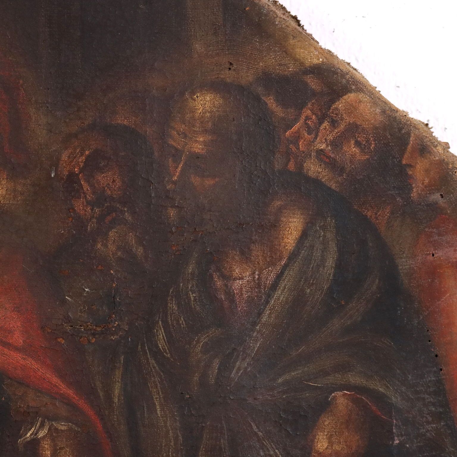 photo furniture Antique Painting Religious Subject Oil On Canvas Italy XVII Century