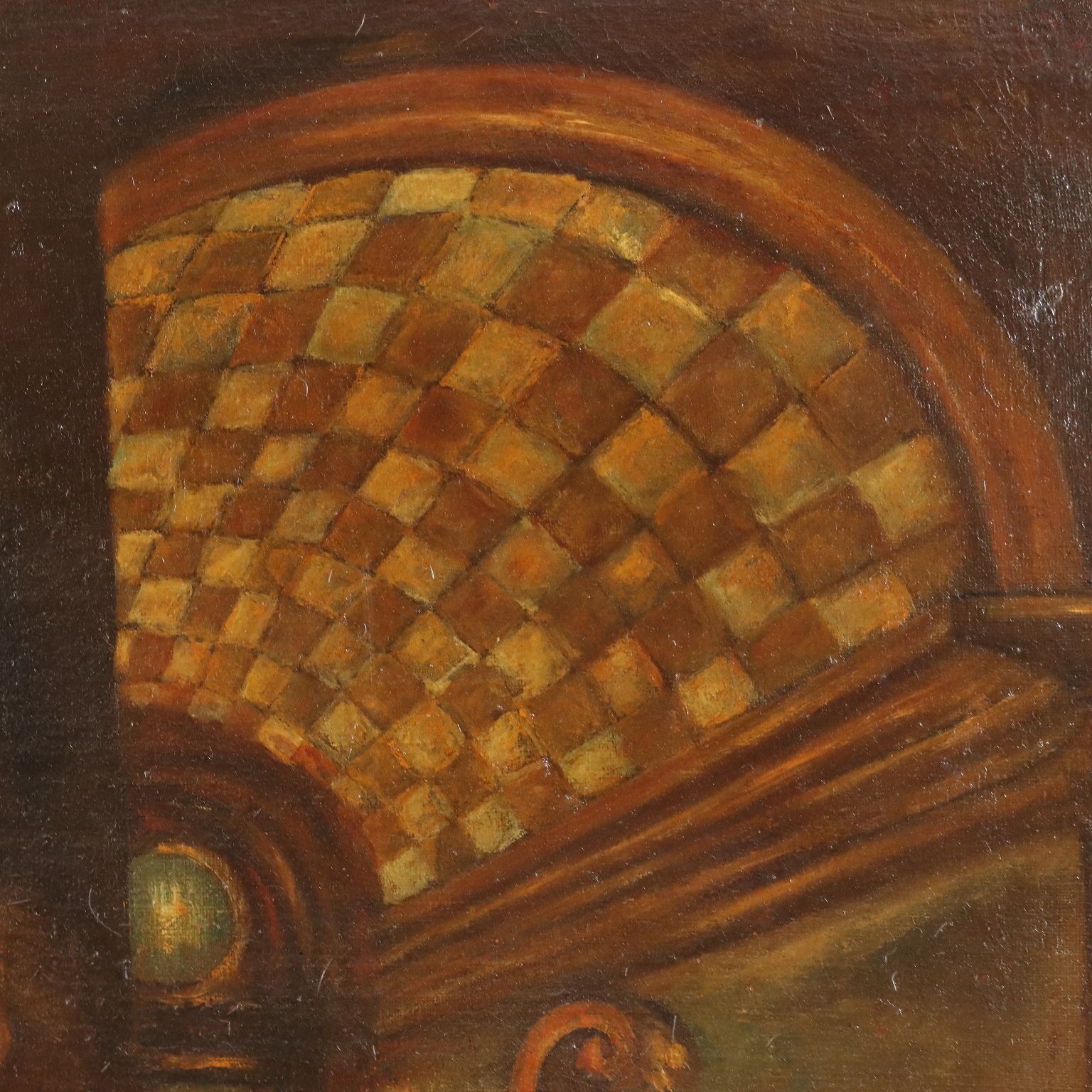 photo furniture Antique Painting Religious Subject Oil On Canvas XVII Century