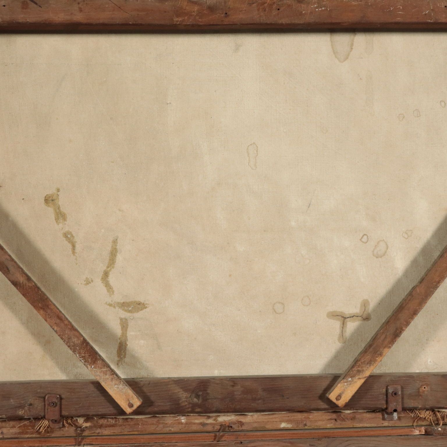 photo vinterior Antique Painting Signed Achille Zo Oil On Canvas XIX Century