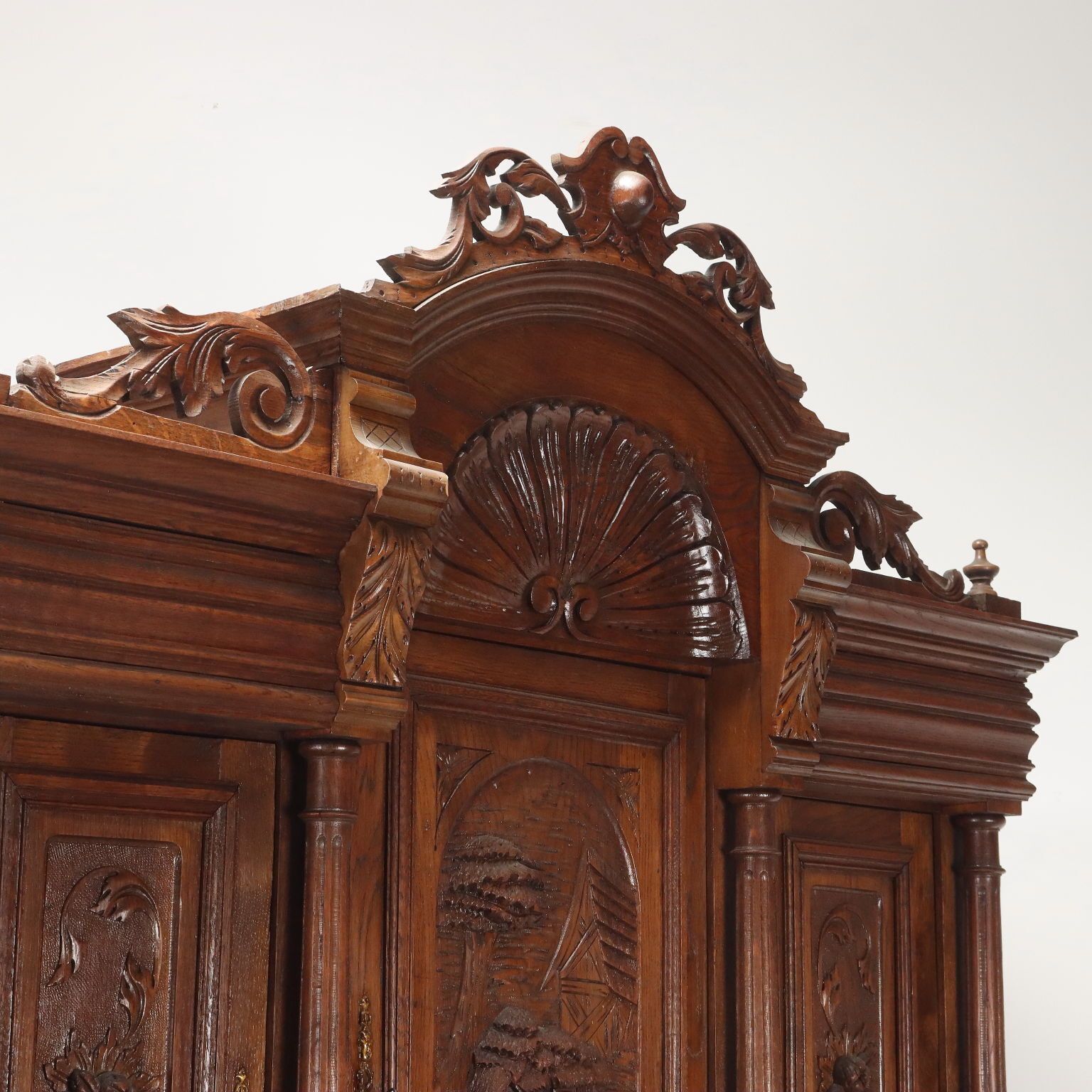 Antique Cupboard Neo Renaissance Style Oak France XIX Century photo Furniture