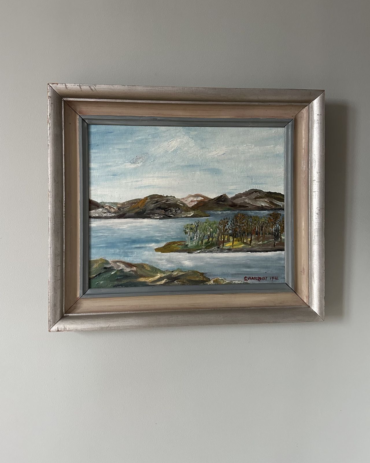 Mid Century Seascape, 1940s, Vintage photo 364.0