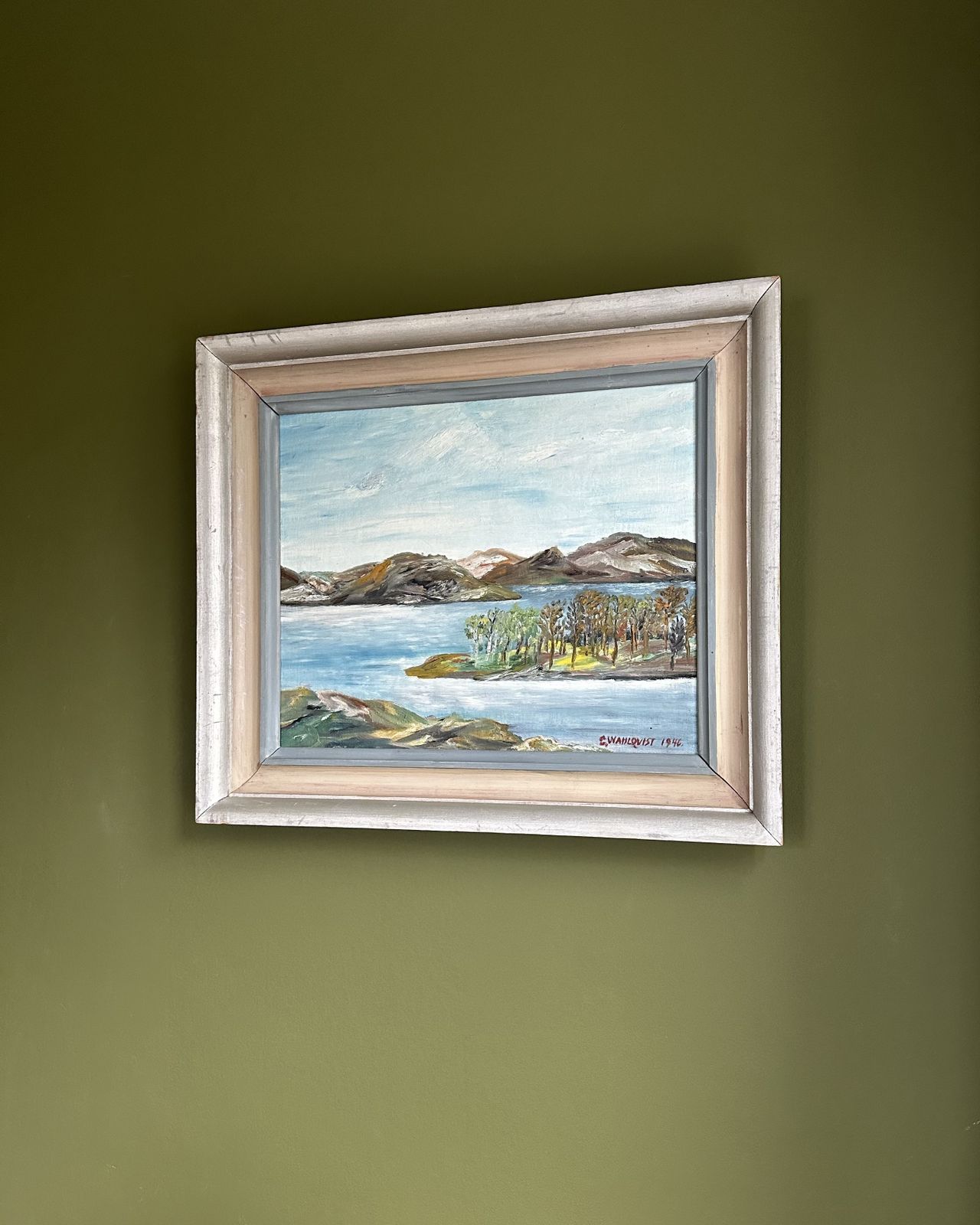 Mid Century Seascape, 1940s, Vintage photo vinterior