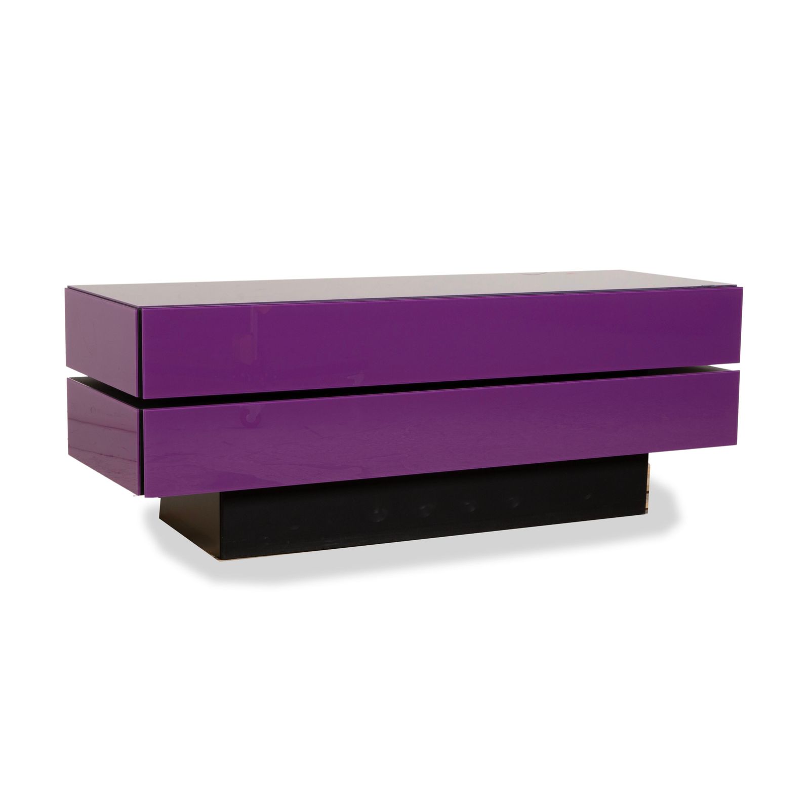 Spectral Brick Br 1502 Glass Sideboard Purple Canton Hifi Board Lowboard Mediaboard