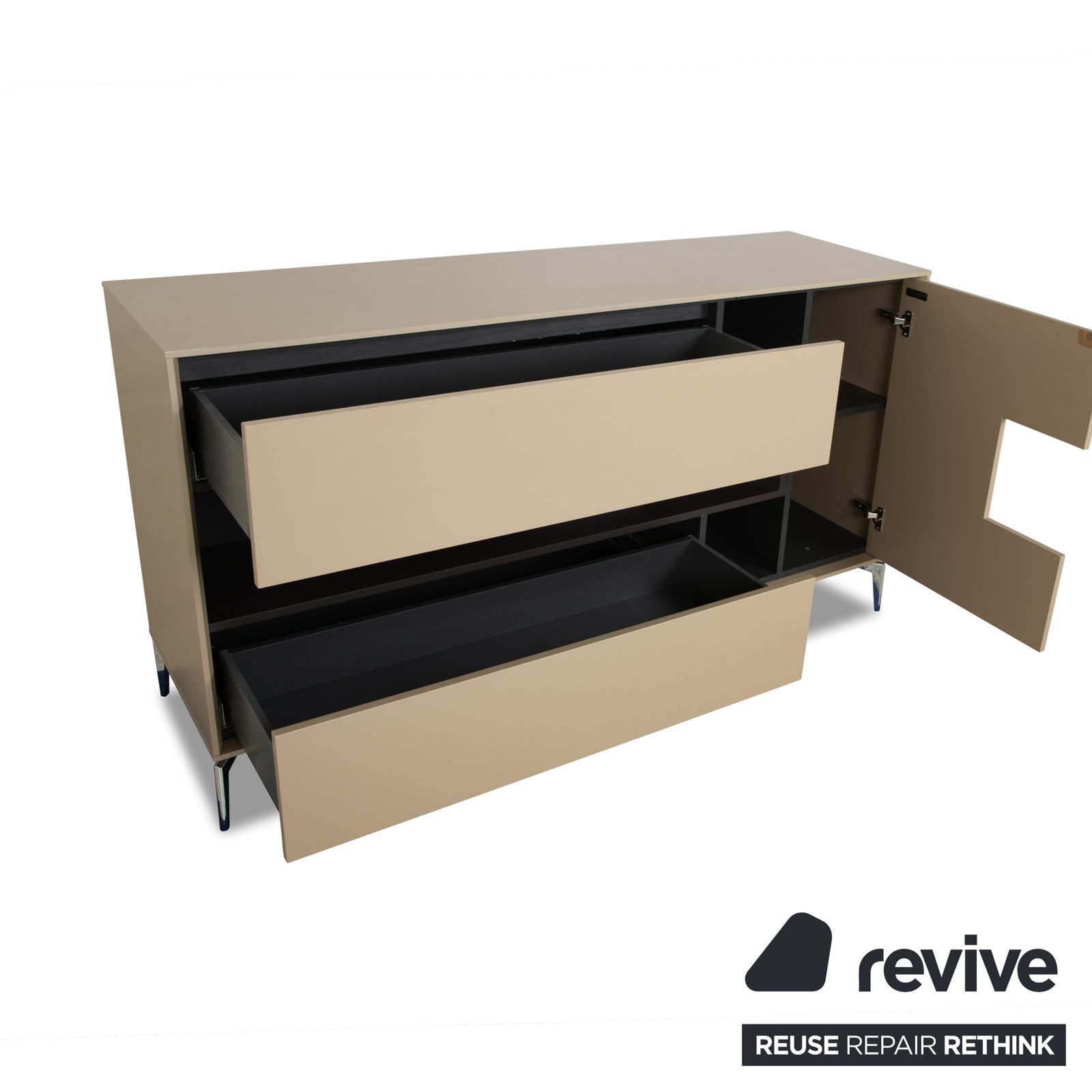 Christine Kröncke Slot Wooden Sideboard Beige Indirect Lighting photo 1989.0
