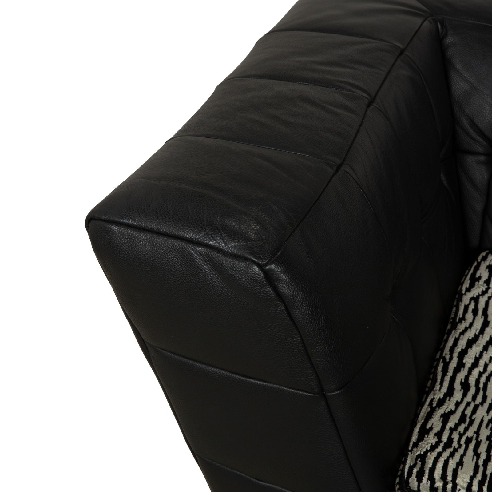 Bretz Tiziana Leren Fauteuil Zwart Stof Draaifunctie photo Meubels