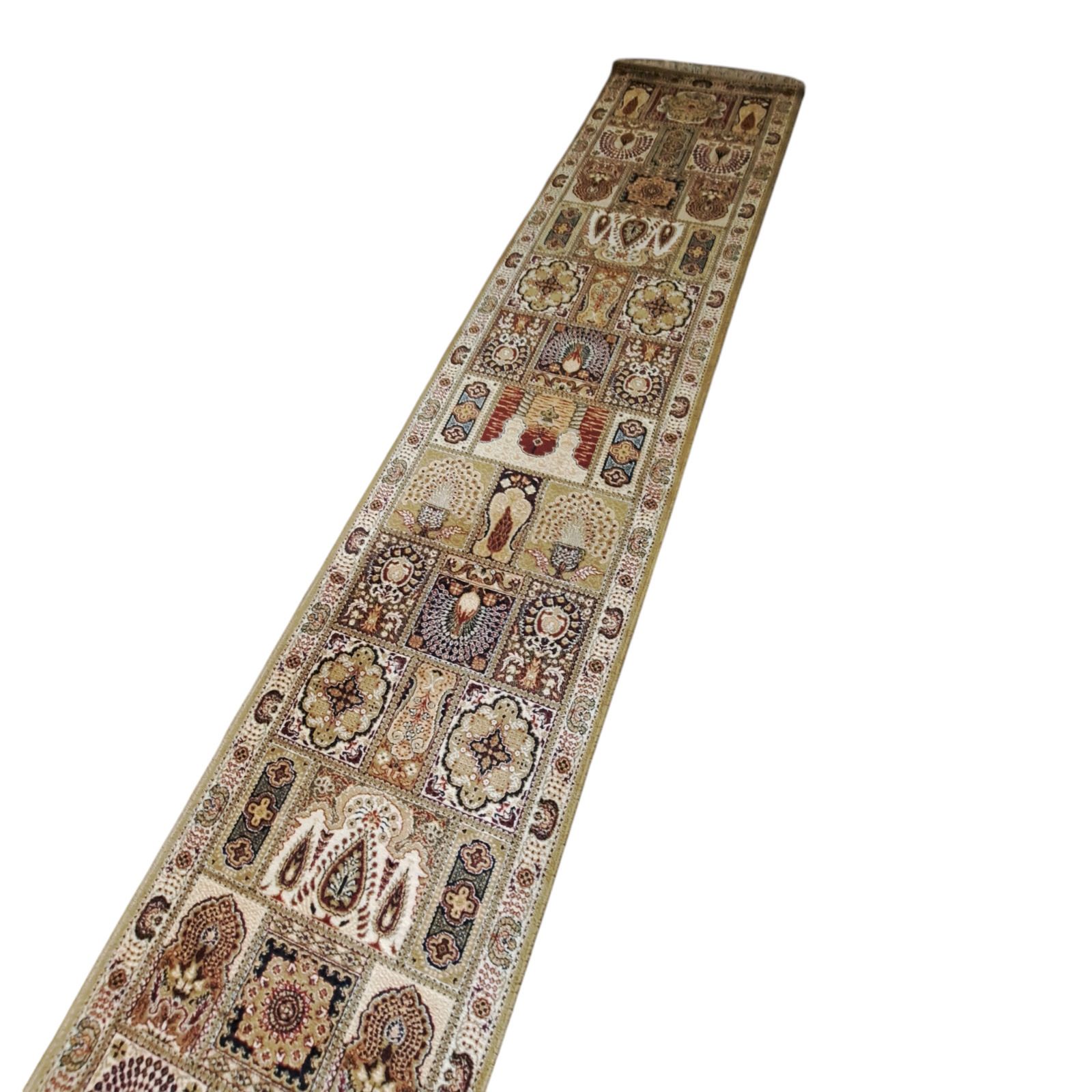 Prado Oriental Rug Hall Runner Hand Made Wool Vintage 3660 X 685 Cm photo vintage