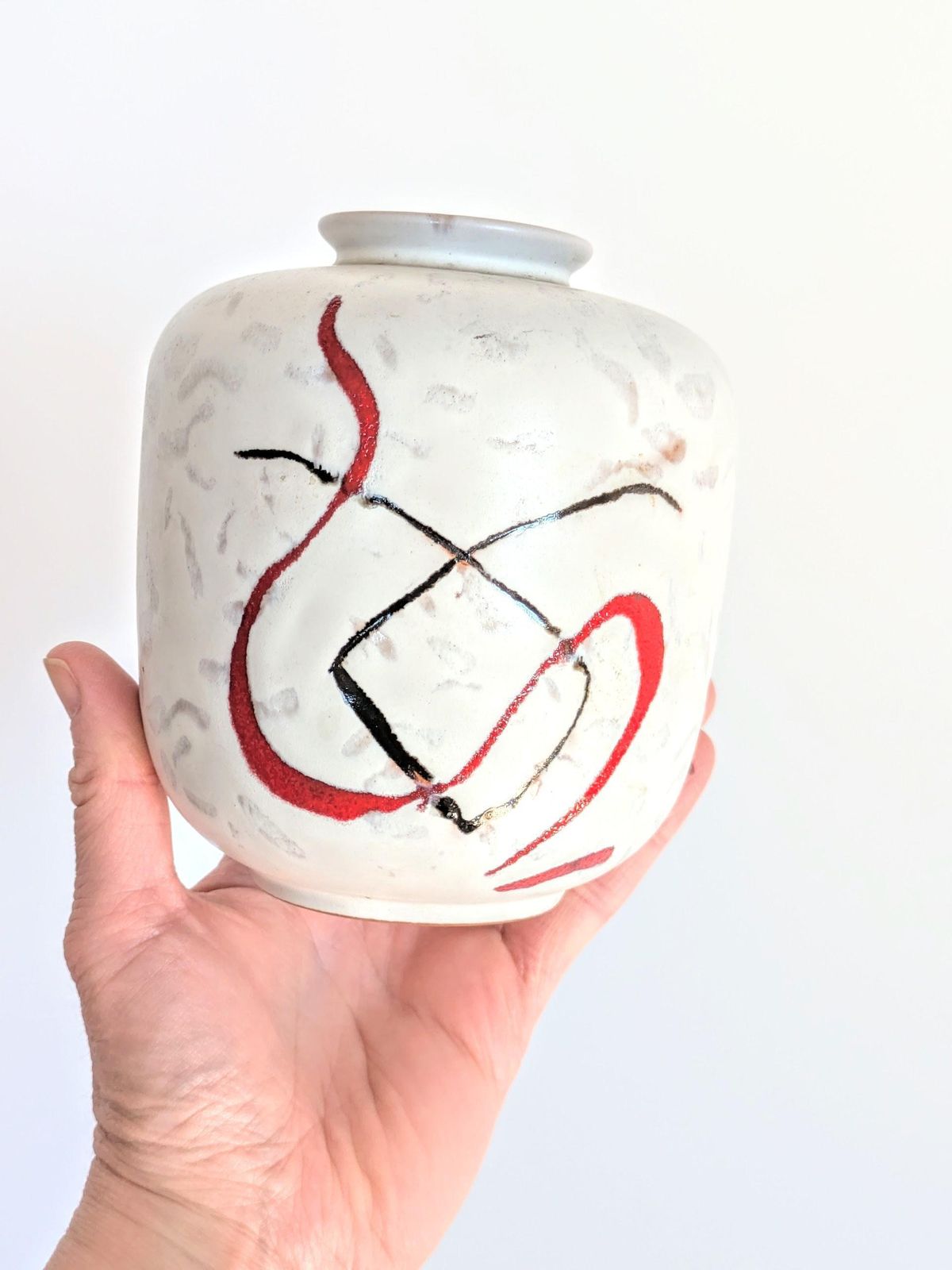 Midcentury Ceramic Vase | Carstens Tönnieshof Attika 313 | West German Pottery, 1960's photo Home Decor