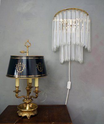Italian Murano Glass And Gilt Brass Sconce By Paolo Venini For Camer, 1960s photo vintage