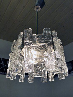 Austrian Frosted Glass And Nickel Chandelier By J. T. Kalmar For Kalmar, 1960s photo buy