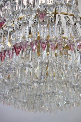 Swarovski Crystal & Brass Chandelier Attributed To Palwa, Germany, 1960s photo vinterior