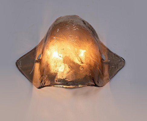 Large Smoked Murano Glass Wall Lights From Kalmar, 1960s, Set Of 2 photo vinterior