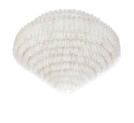 Large Murano Glass Tubes Ballroom Chandelier From Doria, 1960s photo furniture
