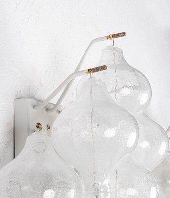 Tulipan Murano Glass Wall Lights By J. T. Kalmar For Kalmar, 1960s, Set Of 2 photo vintage