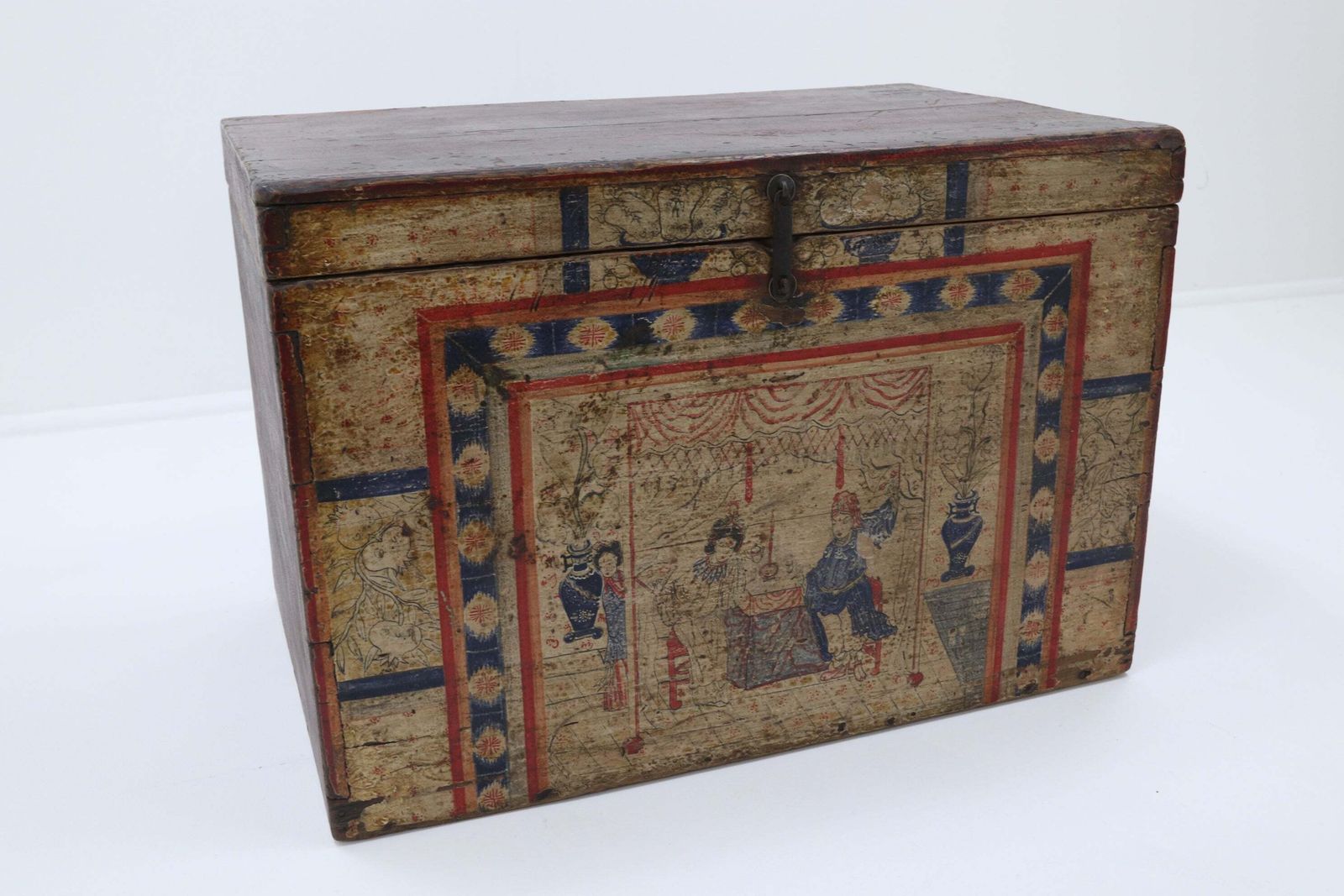 Mid 19th Century Shanxi Region Opera Chest photo 1625.0
