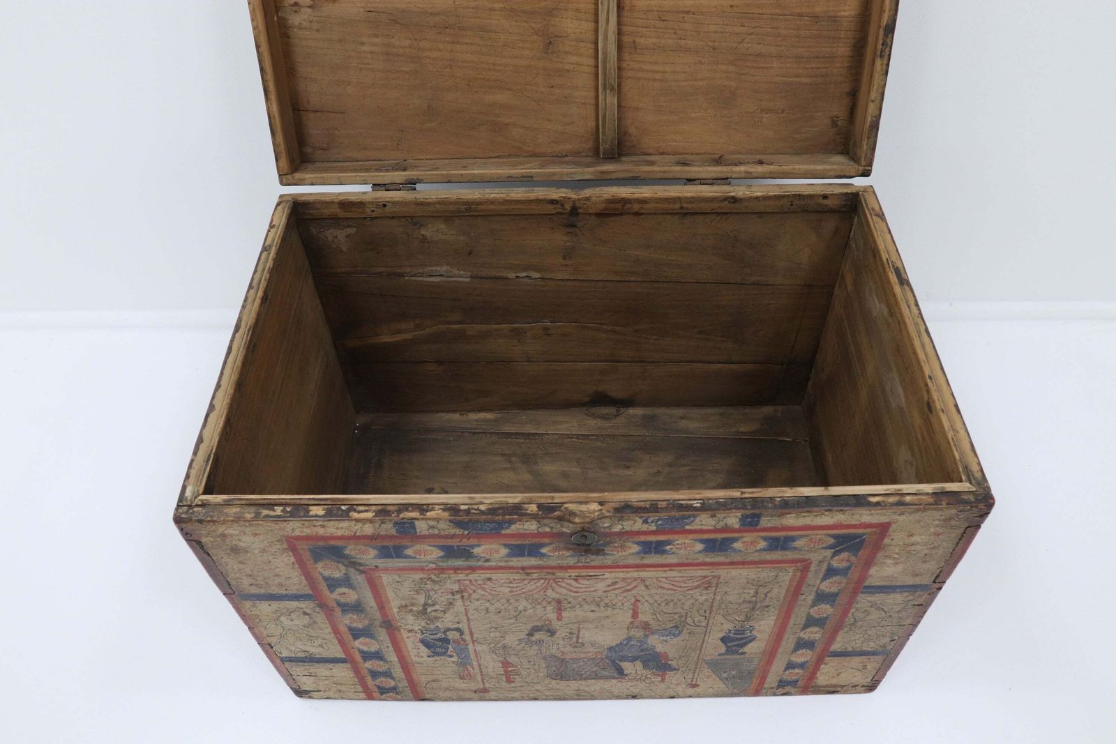 Mid 19th Century Shanxi Region Opera Chest photo buy