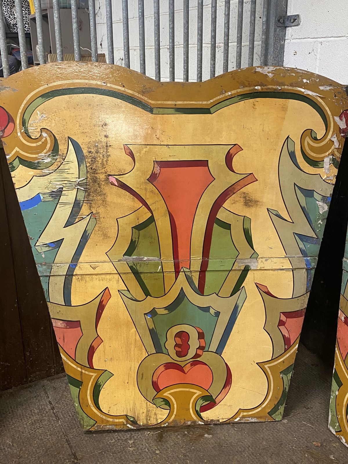 Original Art Decorative Fairground Panels photo furniture