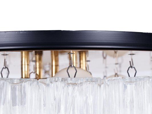Ceiling Light With Tronchi Murano Glass & Brass By J. T. Kalmar For Kalmar, 1960s photo 3839.0