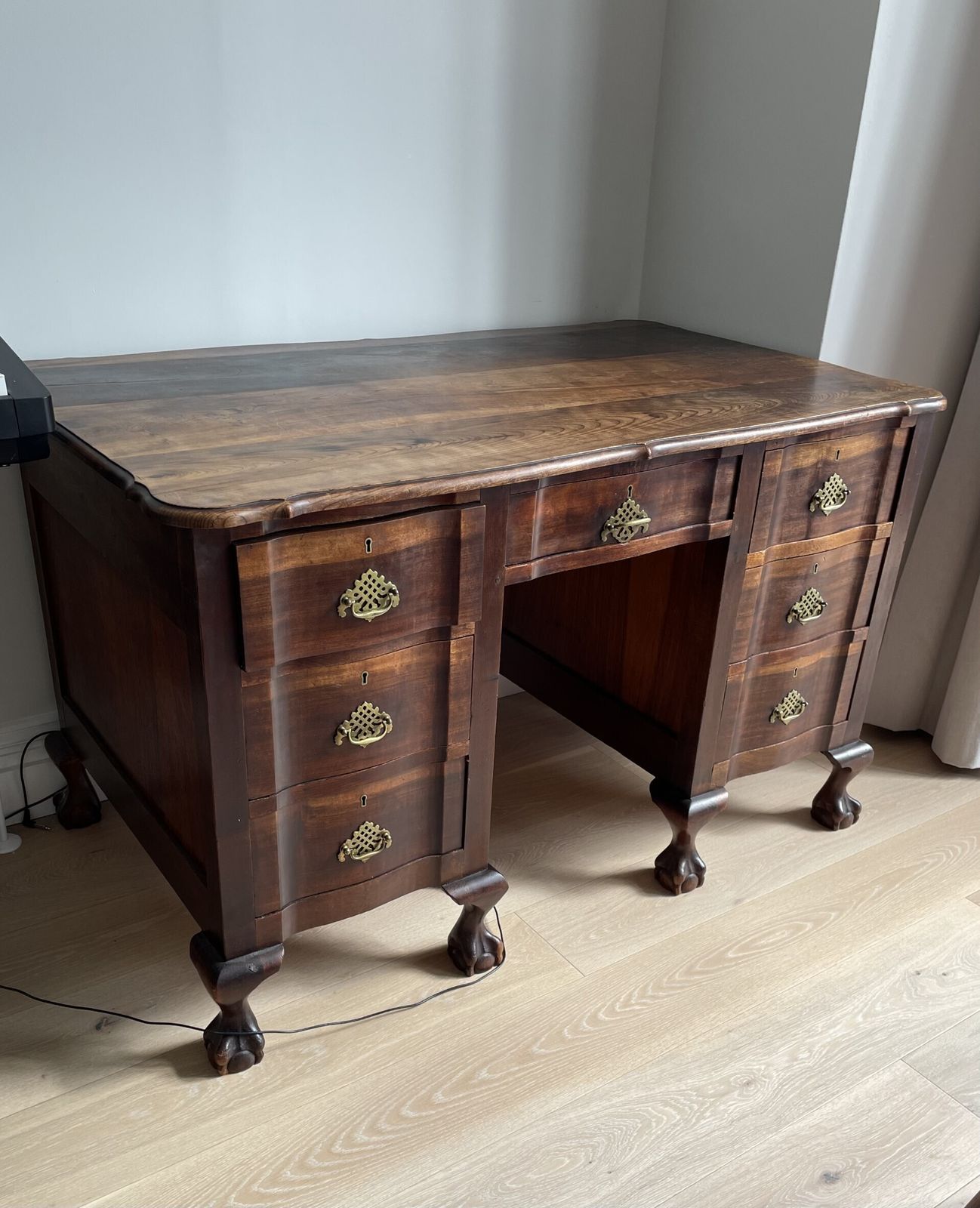 Old Fashioned South African Hardwood Desk