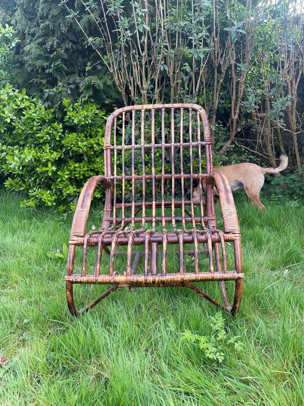 Italian Bamboo Garden/Conservatory Chair photo Garden Furniture