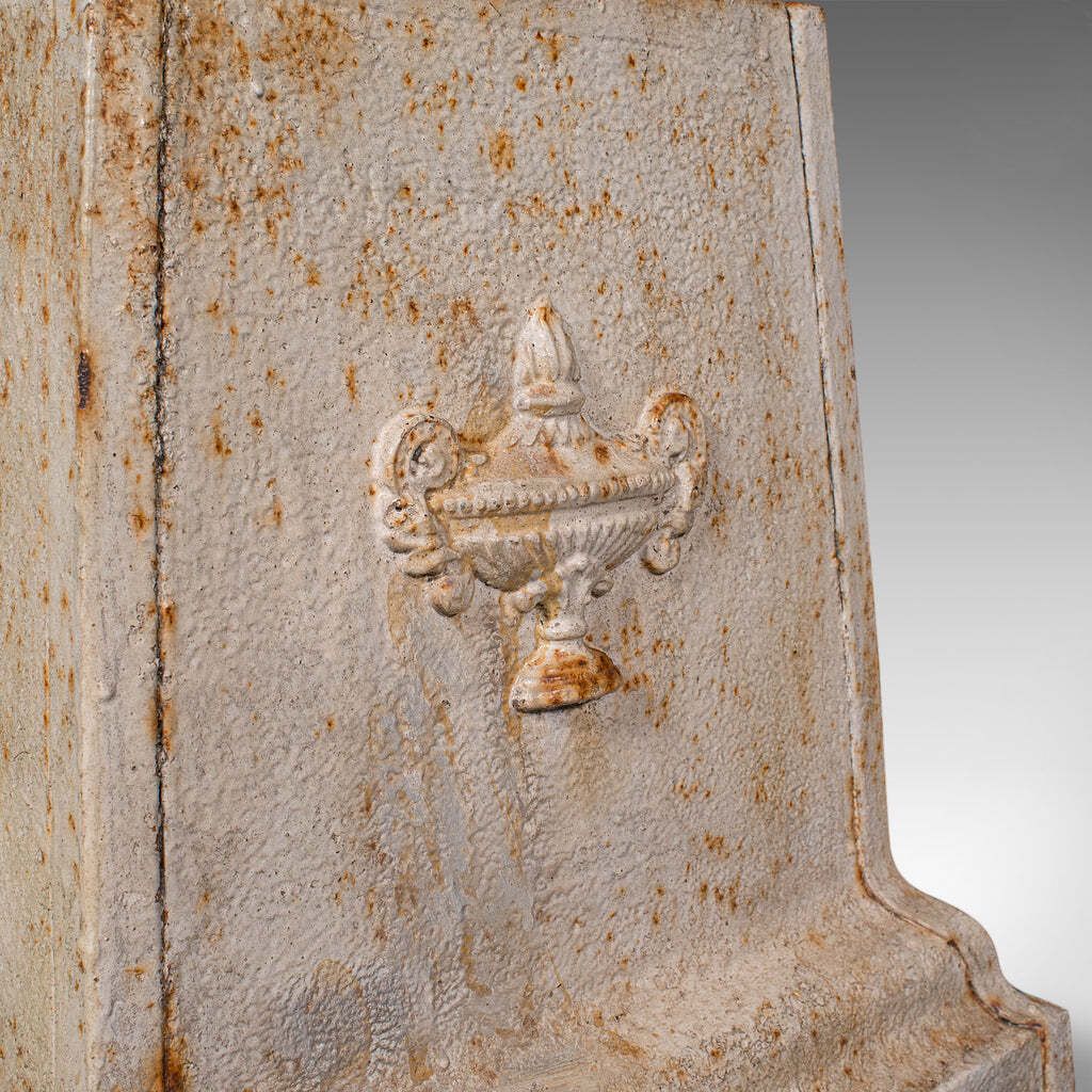 Garden Decor Pair Of Large Antique Garden Planters, English, Cast Iron, Jardiniere, Victorian photo